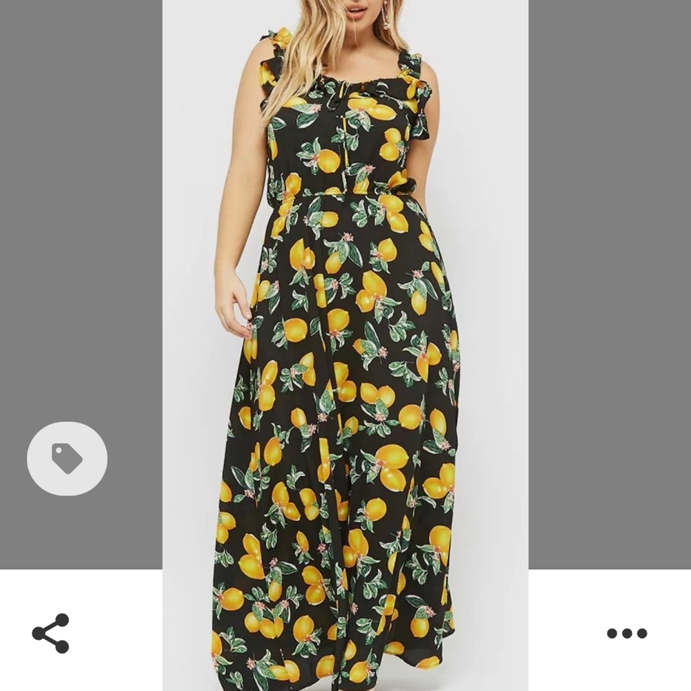Lemon maxi dress 🍋